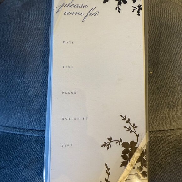 NWT Formal Party Invitations (10 cards 10 envelopes) William Arthur, Inc 10x 5 - Picture 6 of 7
